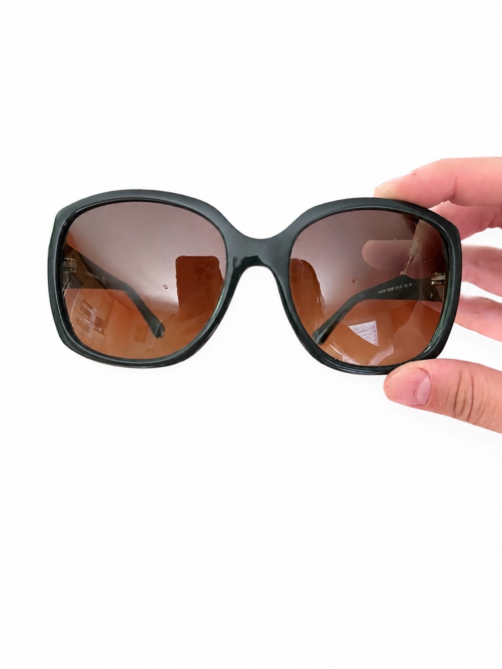 Authentic Emporio Armani Sunglasses In Dark Green w/ Brown Gradient Sunglasses